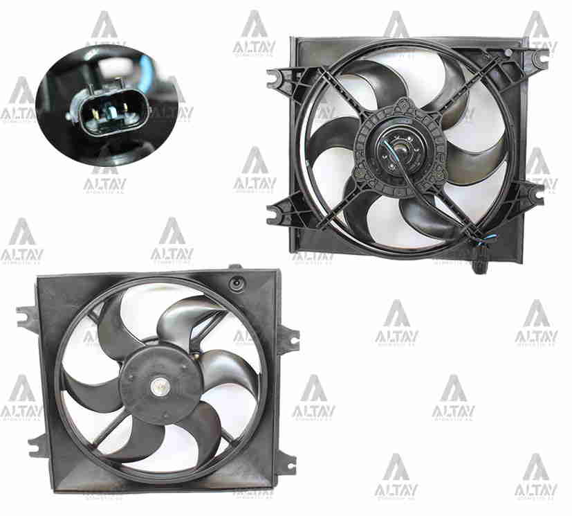 Hyundai Accent Radyatör Fan ve Motoru 2000-2006 Fan Klima A OEM 97730-25000 Hyundai Accent Radyatör Fan ve Motoru 2000-2006 Fan Klima A OEM 97730-25000